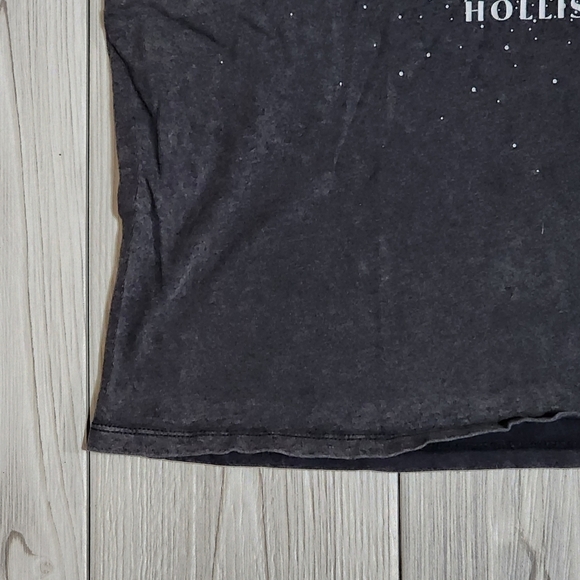 Hollister Dark Grey Constellation Graphic Short Sleeve T-Shirt Size S - Picture 4 of 12